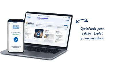 Plataforma optimizada para celular, tablet y computadora